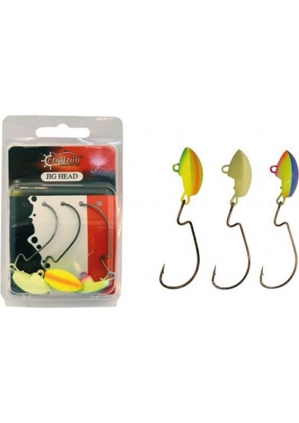 6448 Curret 14GR Mafsallı Mix Color Jig Head