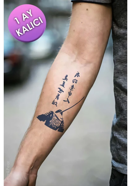 BP Tattoo 1 Ay Kalıcı Tattoo Gerçek Dövme Görünümlü Geçici Dövme