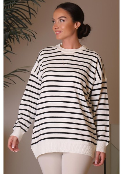 V Yaka Gri Uzun Kollu Kadın Kazak 0480-2K4 fiyatları