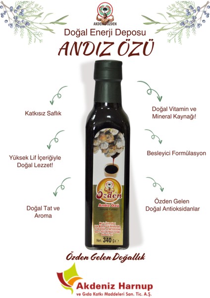 Akdeniz Harnup - Andız Özü 340g - Juniper Extract