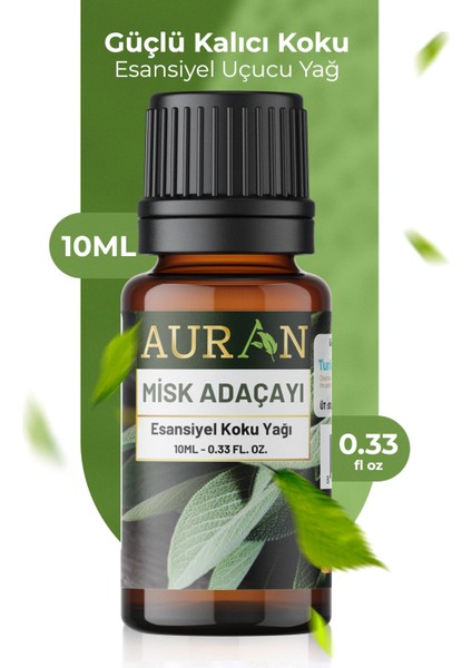 Misk Adaçayı Esansiyel Uçucu Koku Yağı Buhurdanlık Yağı Difüzör Esansı Hobi Esans Ortam Oda 10 ml