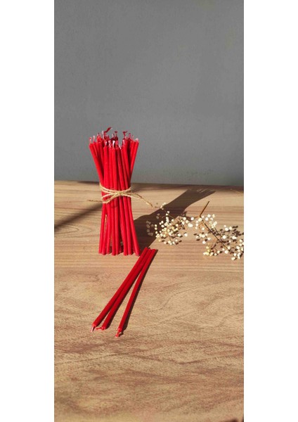 Mum Ince Doğal Balmumu 10 Adet 18X0.3 cm fiyatları