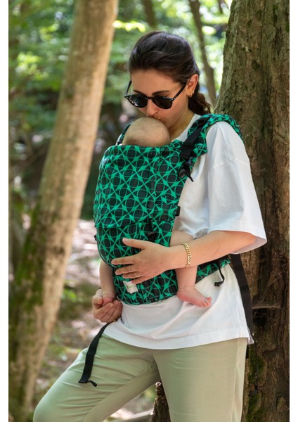 Softy Baby Carrier - Marble Emerald