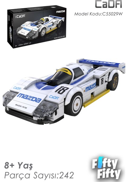 Cada Mazda 787B 1991-C55029W (242 Parça) Oyuncak Yapım Seti fiyatları