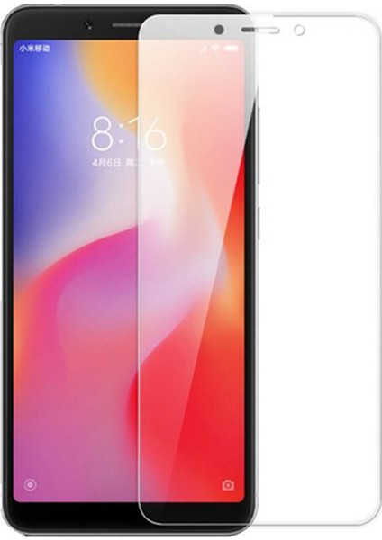 Xiaomi Redmi 6 Uyumlu Ön Koruma Cam Ekran Koruyucu