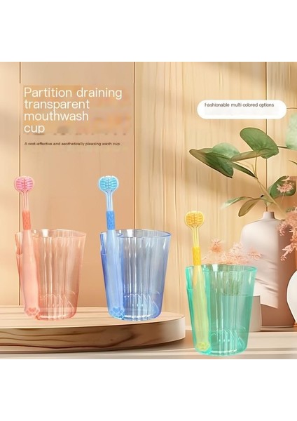 Ev Çiftleri Için Şeffaf Gargara Bardağı Diş Fırçalama Kabı (Yurt Dışından) fiyatları