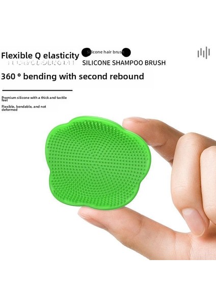 Bebek Şampuanı Fırçası Silikon Kepek Giderici Banyo Fırçası (Yurt Dışından)