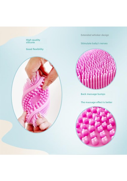 Bebek Silikon Banyo Fırçası Banyo Fırçası Silikon Fırça (Yurt Dışından) fırsatları