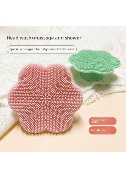 Bebek Silikon Banyo Fırçası Yumuşak Banyo Fırçası Bebek Şampuanı Fırçası (Yurt Dışından) fiyatları