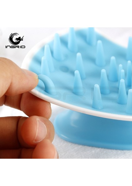 Silikon Şampuan Fırçası Çok Fonksiyonlu Saç Derisine Masaj Duş Fırçası (Yurt Dışından) modelleri