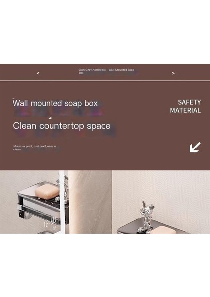Delme Yok Ev Tipi Sabunluk Duvara Monte Sabun Drenaj Kutusu (Yurt Dışından) modelleri