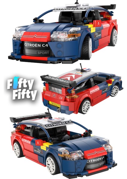 Cada Citroen C4 Wrc Uzaktan Kumandalı -C51078W (329 Parça) Oyuncak Yapım Seti