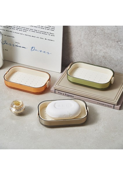 Banyo Sabunluk Çift Katmanlı Drenaj Sabunluk Saklama Kutusu (Yurt Dışından) fiyatları