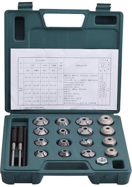 Motosiklet Silindir Üst Kapak Subap Yuvası Taşlama Aparatı Takımı Seti