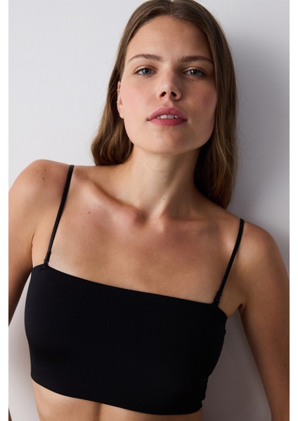 Bandeau Siyah Sütyen