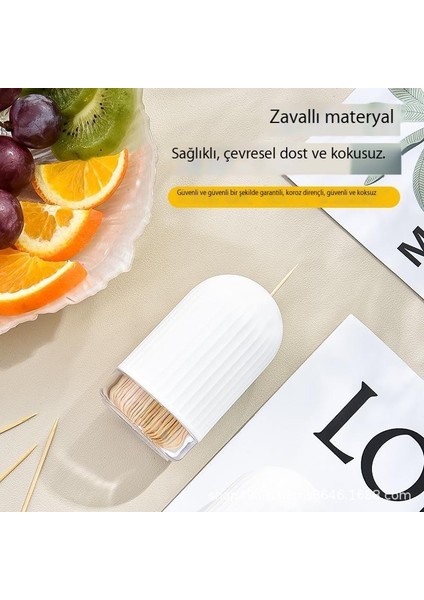 Yaratıcı Kürdan Kutusu High-End Ev Kürdan Kavanozu Kürdan Kovası (Yurt Dışından)