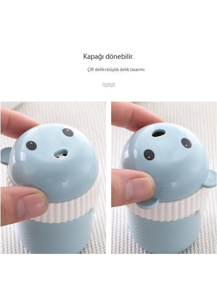 Plastik Kürdan Şişesi Kürdan Varil Sevimli Karikatür Taşınabilir Kürdan Varil Basit Ev Oturma Odası Sehpa Kürdan Kutusu (Yurt Dışından)