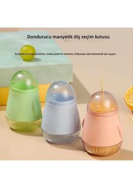 Kürdan Kutusu Yaratıcı Yumruksuz Abs Ev Masaüstü Buzdolabı Kürdan Tüpü (Yurt Dışından)