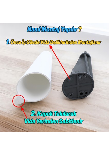 Açılı Konik Beyaz 12 cm Mobilya Yükseltici Baza Ayağı Koltuk Kanepe Altı Puf Ayakları indirimleri