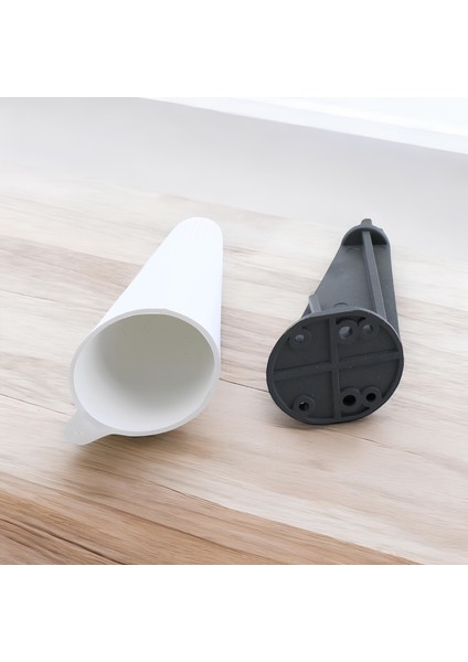 Açılı Konik Beyaz 12 cm Mobilya Yükseltici Baza Ayağı Koltuk Kanepe Altı Puf Ayakları