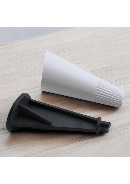 Açılı Konik Beyaz 12 cm Mobilya Yükseltici Baza Ayağı Koltuk Kanepe Altı Puf Ayakları