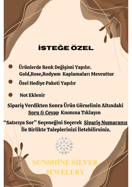 925 Ayar Rodyum Kaplamalı Zirkon Taşlı,dönen Model Tasarım Gümüş Kolye