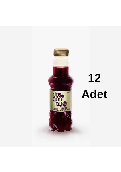Gurme Şalgam Suyu Acılı 300 ml x 12 Adet