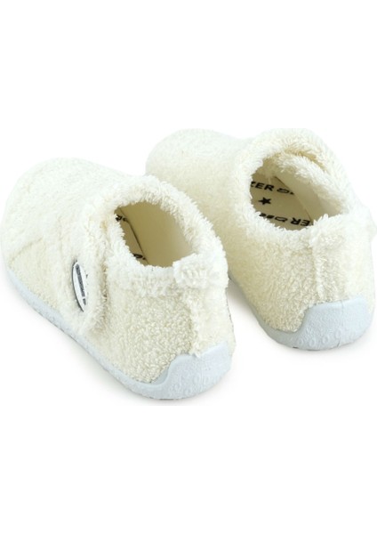 Kışlık Kız Çocuk Peluşlu Rahat Taban Cırt Cırtlı Ayarlanabilir Ev Okul Kreş Panduf Ayakkabı fırsatları