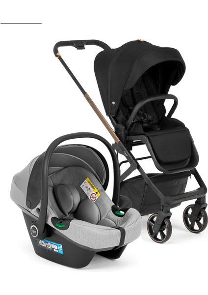 Neo 2 Travel Sistem Bebek Arabası Black Gold - Grey