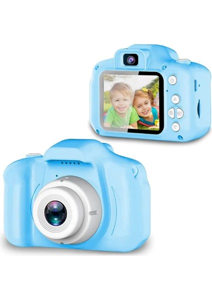 Mini Fotoğraf Makinesi Çocuk Için Eğitici Video Kamera 1080P Hd Ekran Digital USB Şarjlı Lens Camera