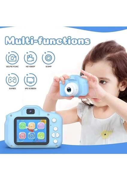 Mini Fotoğraf Makinesi Çocuk Için Eğitici Video Kamera 1080P Hd Ekran Digital USB Şarjlı Lens Camera fiyatları