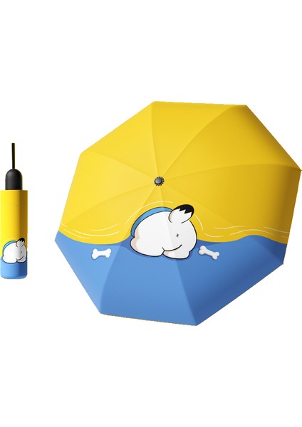 Taşınabilir Karikatür Çocuk Şemsiyesi (Yurt Dışından)