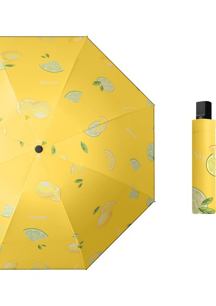 Manuel Meyve Deseni Çocuk Şemsiyesi Çocuk Hediyesi (Yurt Dışından)