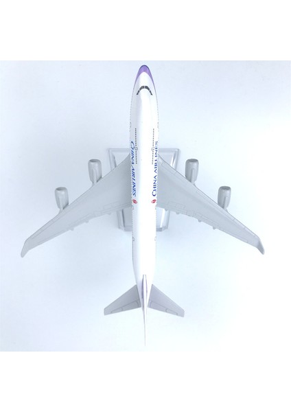 Tayvan Çin Boeing 747 16CM Alaşım Uçak Modeli (Yurt Dışından)