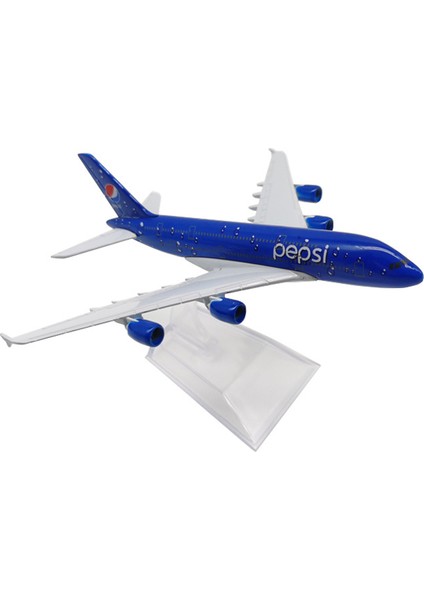 Pepsi Airbus 380 16CM Alaşım Uçak Modeli (Yurt Dışından)