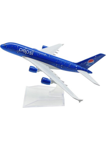 Pepsi Airbus 380 16CM Alaşım Uçak Modeli (Yurt Dışından)