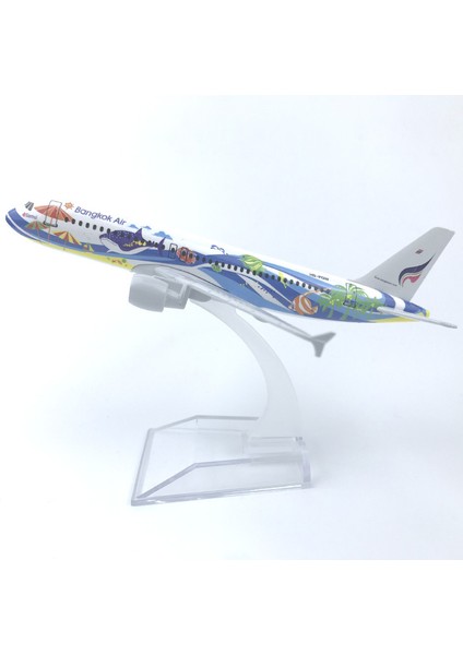 Thai Bangkok Airways 16CM Alaşım Uçak Modeli (Yurt Dışından)