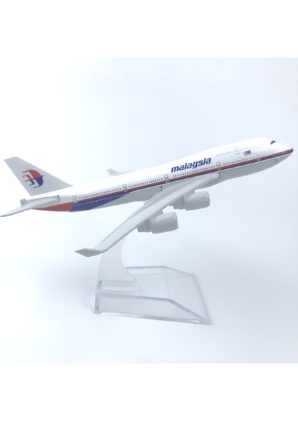 Malaysia 747 16CM Alaşım Uçak Modeli (Yurt Dışından)