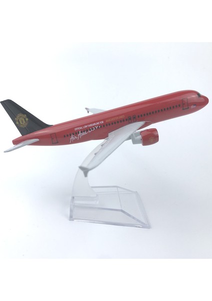 Manchester United Airbus 320 16CM Alaşım Uçak Modeli (Yurt Dışından)