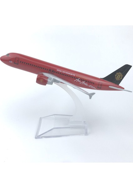 Manchester United Airbus 320 16CM Alaşım Uçak Modeli (Yurt Dışından)