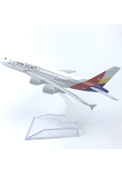 Korean Asiana 380 16CM Alaşım Uçak Modeli (Yurt Dışından)