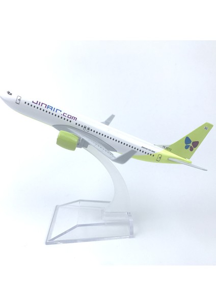 Kore Jin Air 737 Boeing 737 16CM Alaşım Uçak Modeli (Yurt Dışından)