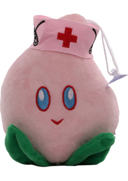 Plants Vs Zombies Pembe Şeftali Peluş Oyuncak 17CM (Yurt Dışından)