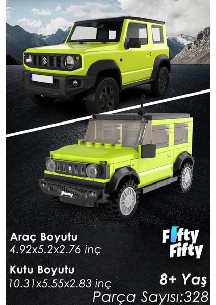 Cada Suzuki Jimny -C55023W (192 Parça) Oyuncak Yapım Seti