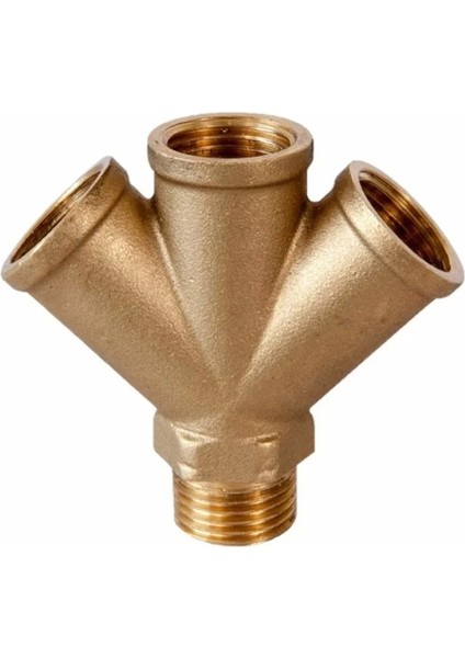 1/4 Sarı Üçlü Çatal Bağlantı