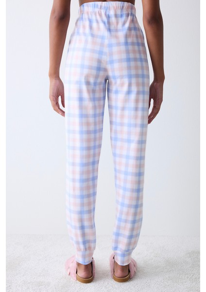 Joyful Gingham Çok Renkli Pantolon Pijama Altı