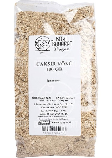 Bitki Baharat Dünyası Çakşır Kökü 100 gr