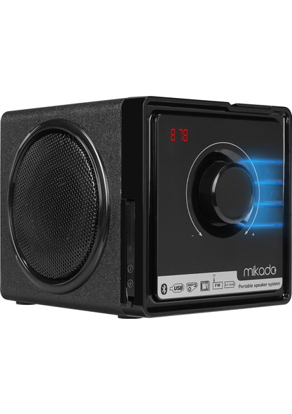 Bt-236 3W+3W Siyah Sd+Mmc+Fm Destekli Bluetooth Müzik Kutusu