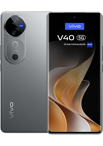 V40 12GB 256GB Titanyum Grisi  (Vivo Türkiye Garantili)