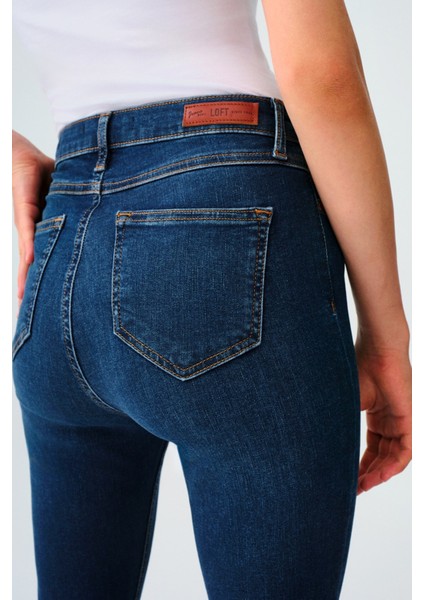 Natalie Minael Kadın Jean Pantolon LF2037056 LF2037056018 indirimleri